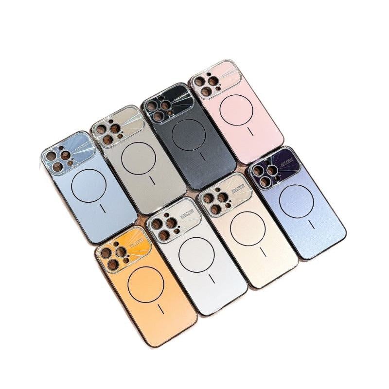 Suitable For IPhone 17 Pro Max Laser Lens Large Window Phone Case, Apple 16 Matte Magnetic 15 Protective Case