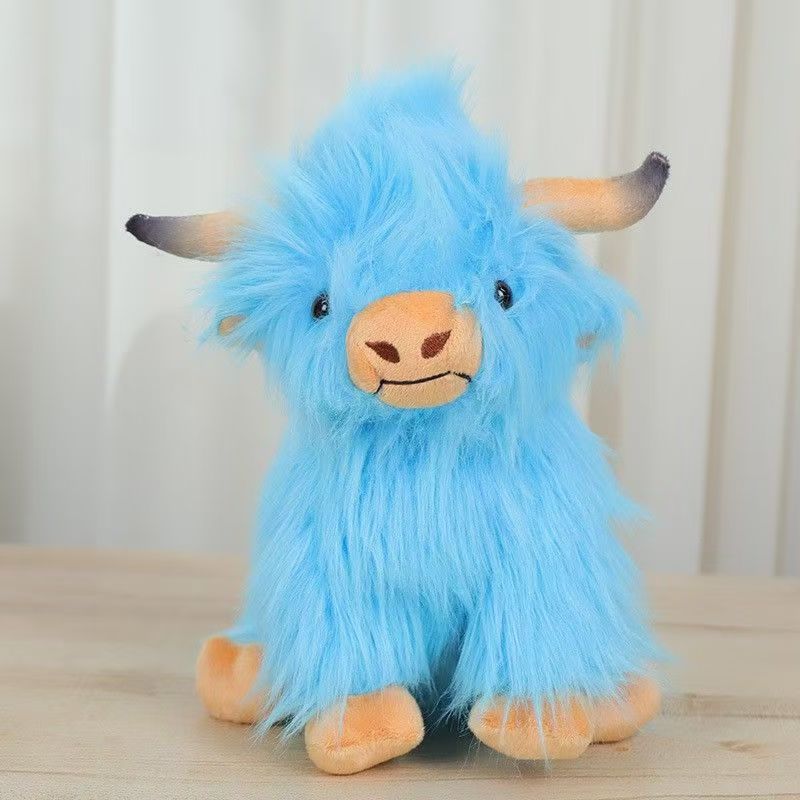 Highland Cow Simulated Scottish Highland Cow Plush Toy Cow Doll