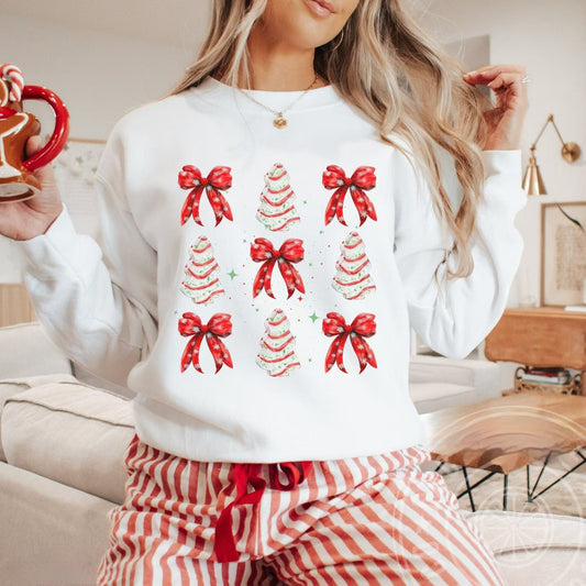 Printed Round Neck Long Sleeve Pullover Loose Sweater Women