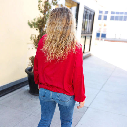 European And American Christmas Tree Festival Sequins Casual Loose Sweatshirt Women